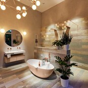 Vrijstaand bad Float Rosee / Talc 170x80cm Solid Surface Vrijstaand bad Float Rosee / Talc 170x80cm Solid Surface