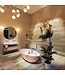 Vrijstaand bad Float Rosee / Talc 170x80cm Solid Surface