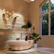 Vrijstaand bad Float Rosee / Talc 170x80cm Solid Surface Vrijstaand bad Float Rosee / Talc 170x80cm Solid Surface