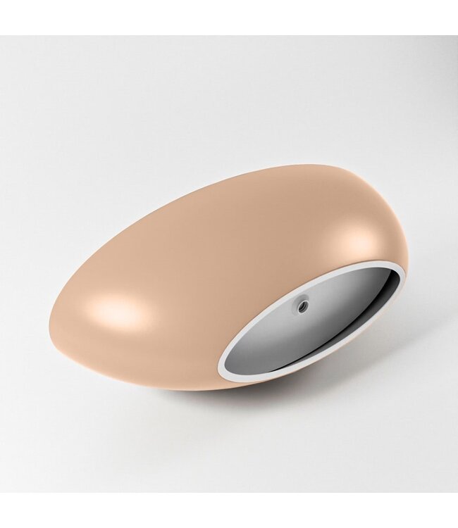 MONDIAZ Vrijstaand bad Float Rosee / Rosee 170x80cm Solid Surface