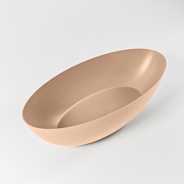 Vrijstaand bad Float Rosee / Rosee 170x80cm Solid Surface Vrijstaand bad Float Rosee / Rosee 170x80cm Solid Surface