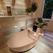 Vrijstaand bad Float Rosee / Rosee 170x80cm Solid Surface Vrijstaand bad Float Rosee / Rosee 170x80cm Solid Surface