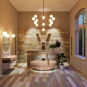 Vrijstaand bad Float Rosee / Rosee 170x80cm Solid Surface Vrijstaand bad Float Rosee / Rosee 170x80cm Solid Surface