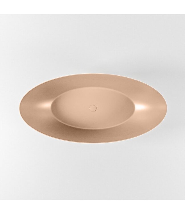 MONDIAZ Vrijstaand bad Float Rosee / Rosee 170x80cm Solid Surface