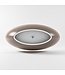 MONDIAZ Vrijstaand bad Float Smoke / Smoke 170x80cm Solid Surface