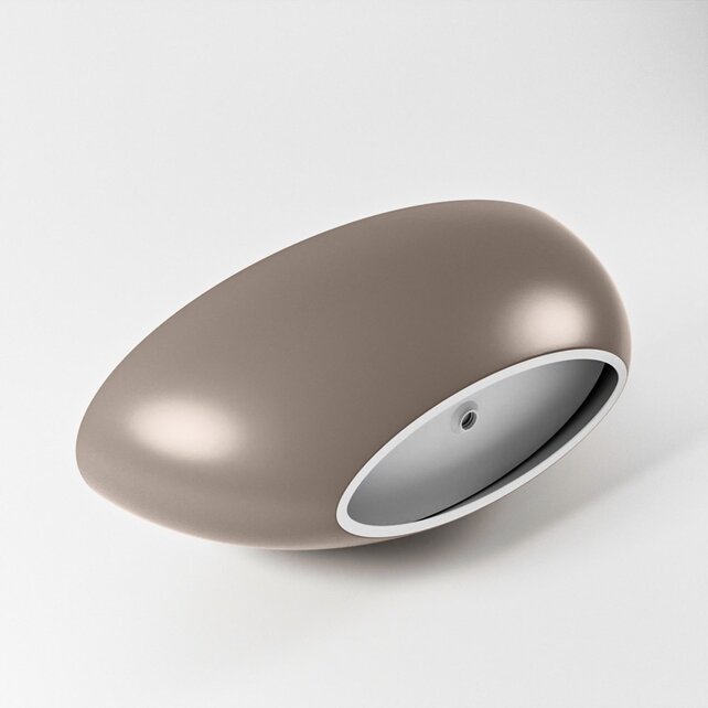 Vrijstaand bad Float Smoke / Smoke 170x80cm Solid Surface Vrijstaand bad Float Smoke / Smoke 170x80cm Solid Surface