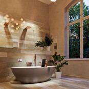 Vrijstaand bad Float Smoke / Talc 170x80cm Solid Surface Vrijstaand bad Float Smoke / Talc 170x80cm Solid Surface