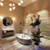 Vrijstaand bad Float Smoke / Talc 170x80cm Solid Surface Vrijstaand bad Float Smoke / Talc 170x80cm Solid Surface