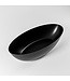 MONDIAZ Vrijstaand bad Float Zwart Urban / Urban 170x80cm Solid Surface