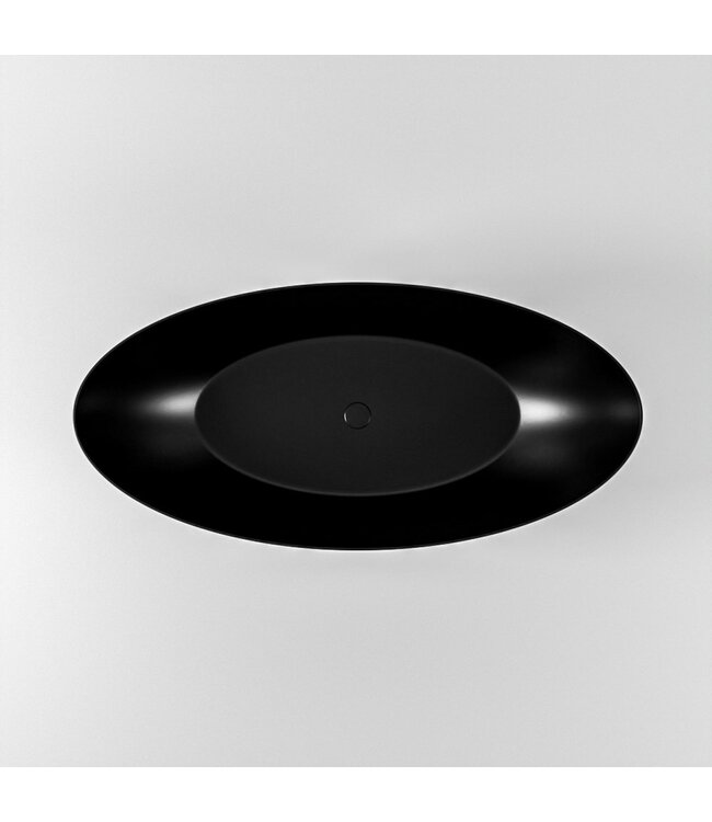 Vrijstaand bad Float Zwart Urban / Urban 170x80cm Solid Surface