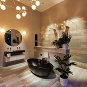 Vrijstaand bad Float Zwart Urban / Urban 170x80cm Solid Surface Vrijstaand bad Float Zwart Urban / Urban 170x80cm Solid Surface