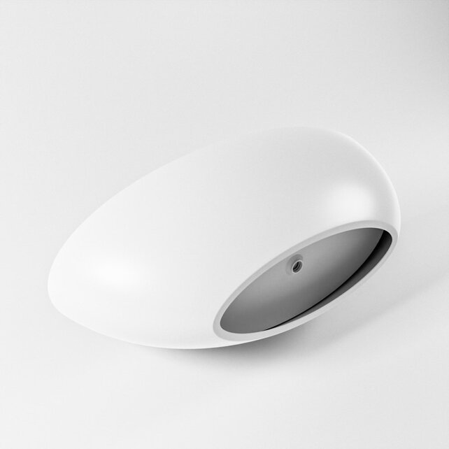 Vrijstaand bad Float Mat Wit - Talc 170x80cm Solid Surface Vrijstaand bad Float Mat Wit - Talc 170x80cm Solid Surface