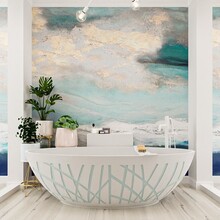 Vrijstaand bad Ovaal Holm Design Greey / Talc 180x85x52cm Solid Surface