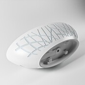 Vrijstaand bad Ovaal Holm Design Clay / Talc 180x85x52cm Solid Surface Vrijstaand bad Ovaal Holm Design Clay / Talc 180x85x52cm Solid Surface