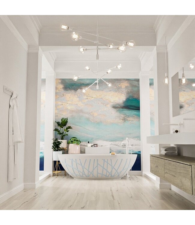 MONDIAZ Vrijstaand bad Ovaal Holm Design Clay / Talc 180x85x52cm Solid Surface