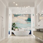 Vrijstaand bad Ovaal Holm Design Clay / Talc 180x85x52cm Solid Surface Vrijstaand bad Ovaal Holm Design Clay / Talc 180x85x52cm Solid Surface