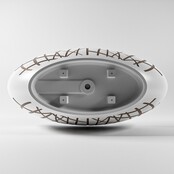 Vrijstaand bad Ovaal Holm Design Smoke / Talc 180x85x52cm Solid Surface Vrijstaand bad Ovaal Holm Design Smoke / Talc 180x85x52cm Solid Surface