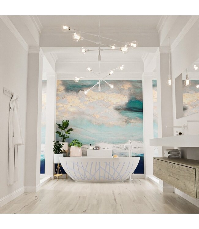 MONDIAZ Vrijstaand bad Ovaal Holm Design Cale  / Talc 180x85x52cm Solid Surface