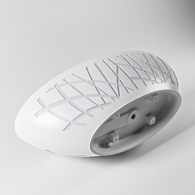 Vrijstaand bad Ovaal Holm Design Cale  / Talc 180x85x52cm Solid Surface Vrijstaand bad Ovaal Holm Design Cale  / Talc 180x85x52cm Solid Surface