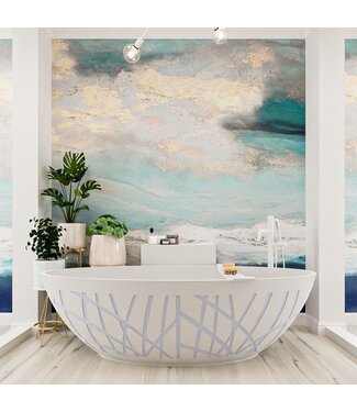 MONDIAZ Vrijstaand bad Ovaal Holm Design Cale  / Talc 180x85x52cm Solid Surface