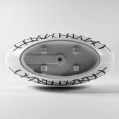 Vrijstaand bad Ovaal Holm Design Dark Grey / Talc 180x85x52cm Solid Surface Vrijstaand bad Ovaal Holm Design Dark Grey / Talc 180x85x52cm Solid Surface