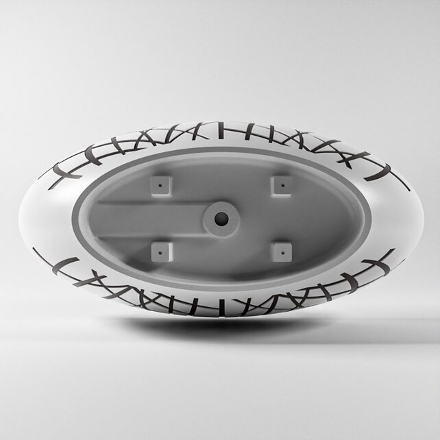 Vrijstaand bad Ovaal Holm Design Dark Grey / Talc 180x85x52cm Solid Surface Vrijstaand bad Ovaal Holm Design Dark Grey / Talc 180x85x52cm Solid Surface