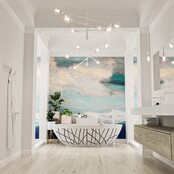 Vrijstaand bad Ovaal Holm Design Dark Grey / Talc 180x85x52cm Solid Surface Vrijstaand bad Ovaal Holm Design Dark Grey / Talc 180x85x52cm Solid Surface