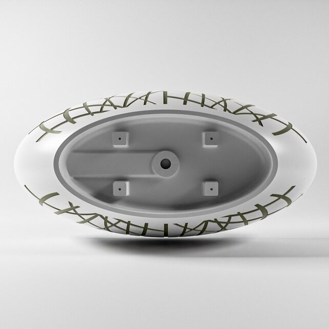 Vrijstaand bad Ovaal Holm Design Army / Talc 180x85x52cm Solid Surface Vrijstaand bad Ovaal Holm Design Army / Talc 180x85x52cm Solid Surface