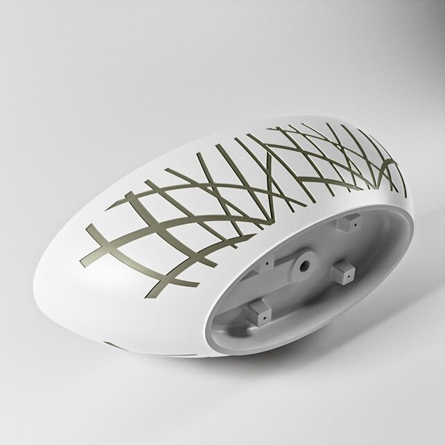 Vrijstaand bad Ovaal Holm Design Army / Talc 180x85x52cm Solid Surface Vrijstaand bad Ovaal Holm Design Army / Talc 180x85x52cm Solid Surface