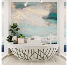 Vrijstaand bad Ovaal Holm Design Army / Talc 180x85x52cm Solid Surface