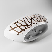 Vrijstaand bad Ovaal Holm Design Rust / Talc 180x85x52cm Solid Surface Vrijstaand bad Ovaal Holm Design Rust / Talc 180x85x52cm Solid Surface