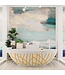 Vrijstaand bad Ovaal Holm Design Ocher / Talc 180x85x52cm Solid Surface