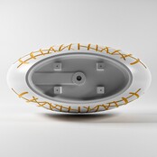 Vrijstaand bad Ovaal Holm Design Ocher / Talc 180x85x52cm Solid Surface Vrijstaand bad Ovaal Holm Design Ocher / Talc 180x85x52cm Solid Surface