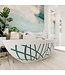 Vrijstaand bad Ovaal Holm Design Smag / Talc 180x85x52cm Solid Surface