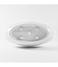 Vrijstaand bad Ovaal Holm Design Talc / Talc 180x85x52cm Solid Surface