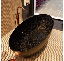 Vrijstaand bad Float Carbon Fibre Flakes 170x80cm koolstofvezel