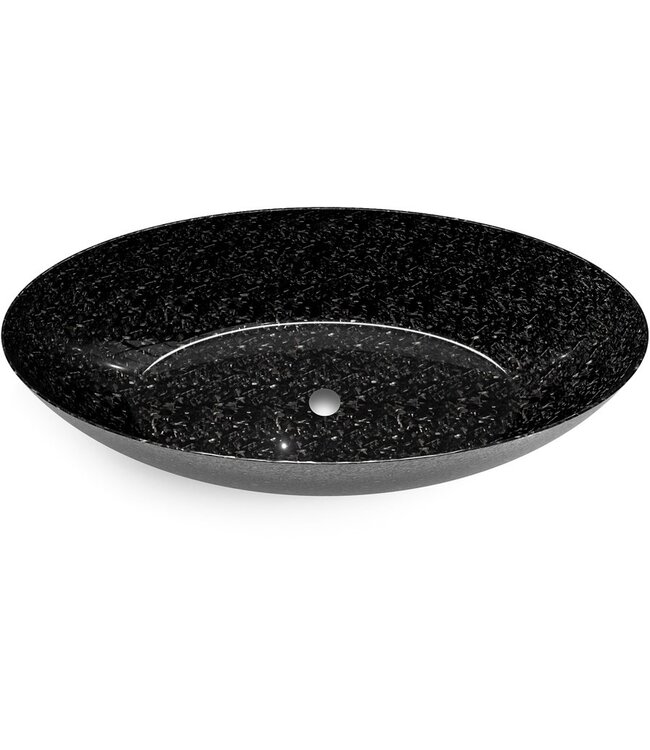 MONDIAZ Vrijstaand bad Float Carbon Fibre Flakes 170x80cm koolstofvezel