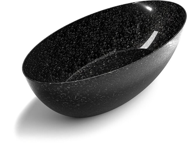 Vrijstaand bad Float Carbon Fibre Flakes 170x80cm koolstofvezel Vrijstaand bad Float Carbon Fibre Flakes 170x80cm koolstofvezel