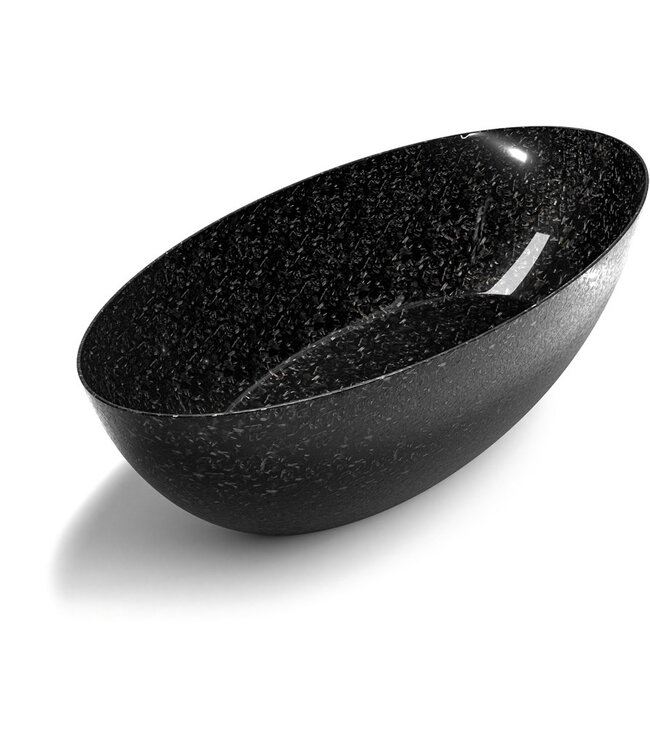 MONDIAZ Vrijstaand bad Float Carbon Fibre Flakes 170x80cm koolstofvezel