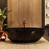 Vrijstaand bad Float Carbon Fibre Flakes 170x80cm koolstofvezel Vrijstaand bad Float Carbon Fibre Flakes 170x80cm koolstofvezel