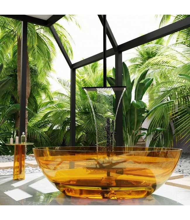 Vrijstaand bad Mondiaz Cristal gold 180x85cm - Resin materiaal