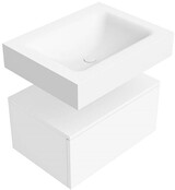 Badkamermeubel Alan Talc 60cm Onderkast met wastafel Vrijhangend Badkamermeubel Alan Talc 60cm Onderkast met wastafel Vrijhangend