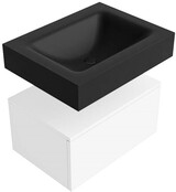 Badkamermeubel Alan Talc 60cm Onderkast met wastafel Vrijhangend Badkamermeubel Alan Talc 60cm Onderkast met wastafel Vrijhangend