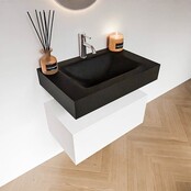 Badkamermeubel Alan Talc 70cm Onderkast met wastafel Vrijhangend Badkamermeubel Alan Talc 70cm Onderkast met wastafel Vrijhangend