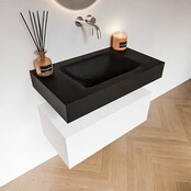 Badkamermeubel Alan Talc 80cm Onderkast met wastafel Vrijhangend Badkamermeubel Alan Talc 80cm Onderkast met wastafel Vrijhangend