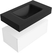 Badkamermeubel Alan Talc 90cm Onderkast met wastafel Vrijhangend Badkamermeubel Alan Talc 90cm Onderkast met wastafel Vrijhangend