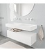 Badkamermeubel Alan Talc / Talc 120cm Onderkast met 1 lade - Vrijhangend wastafel
