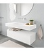 Badkamermeubel Alan Talc / Talc 120cm Onderkast met 1 lade - Vrijhangend wastafel