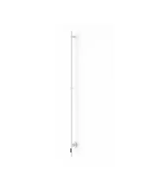 DutchLine Elektrische Staaf Handdoekradiator Almi Mat Wit 24 Watt