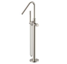 Badkraan Vrijstaand Stria Geborsteld RVS (PVD) met thermostaat